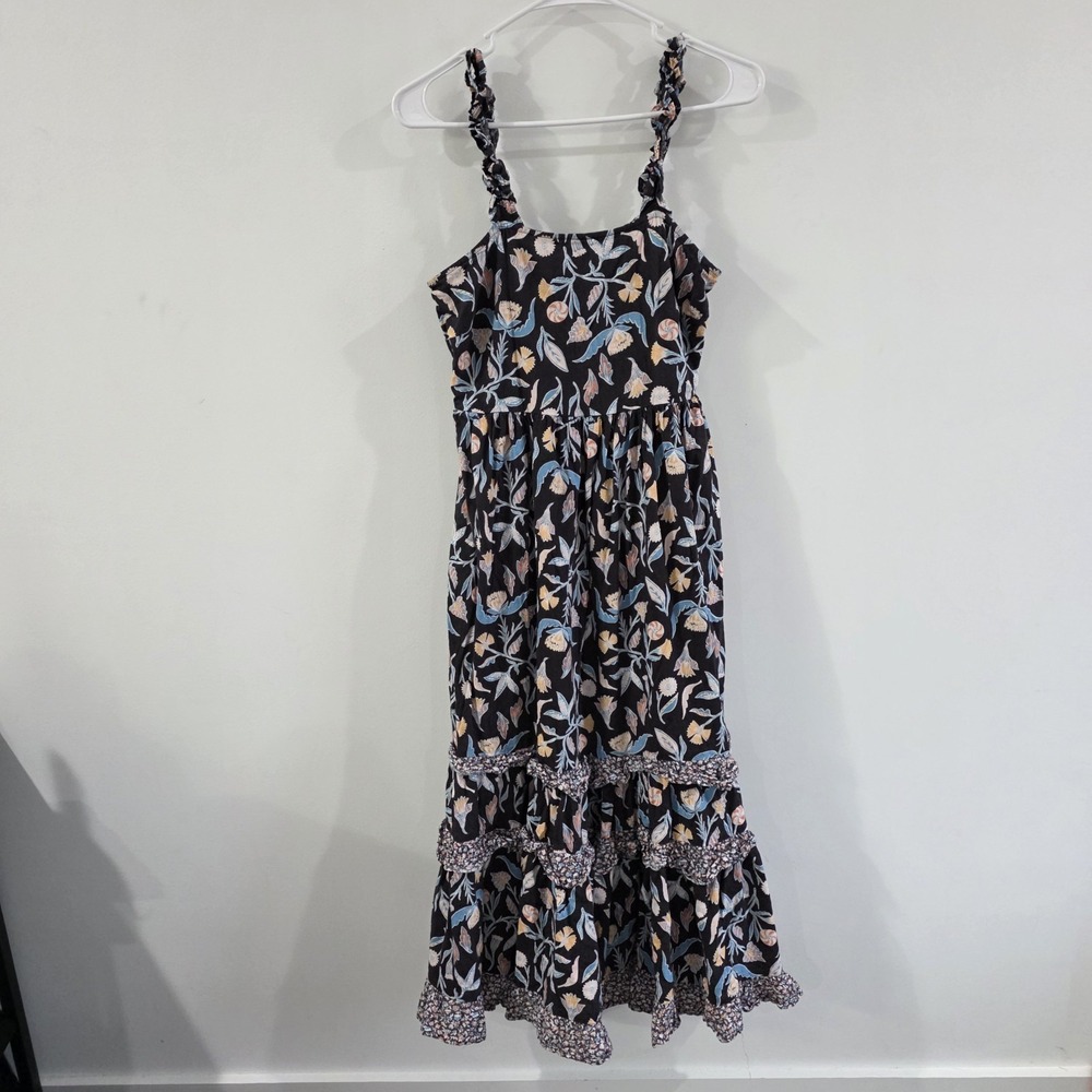 Universalβ Thread Womens Maxi Dress Size Small Tiered Floral Peasant Boho Flower
